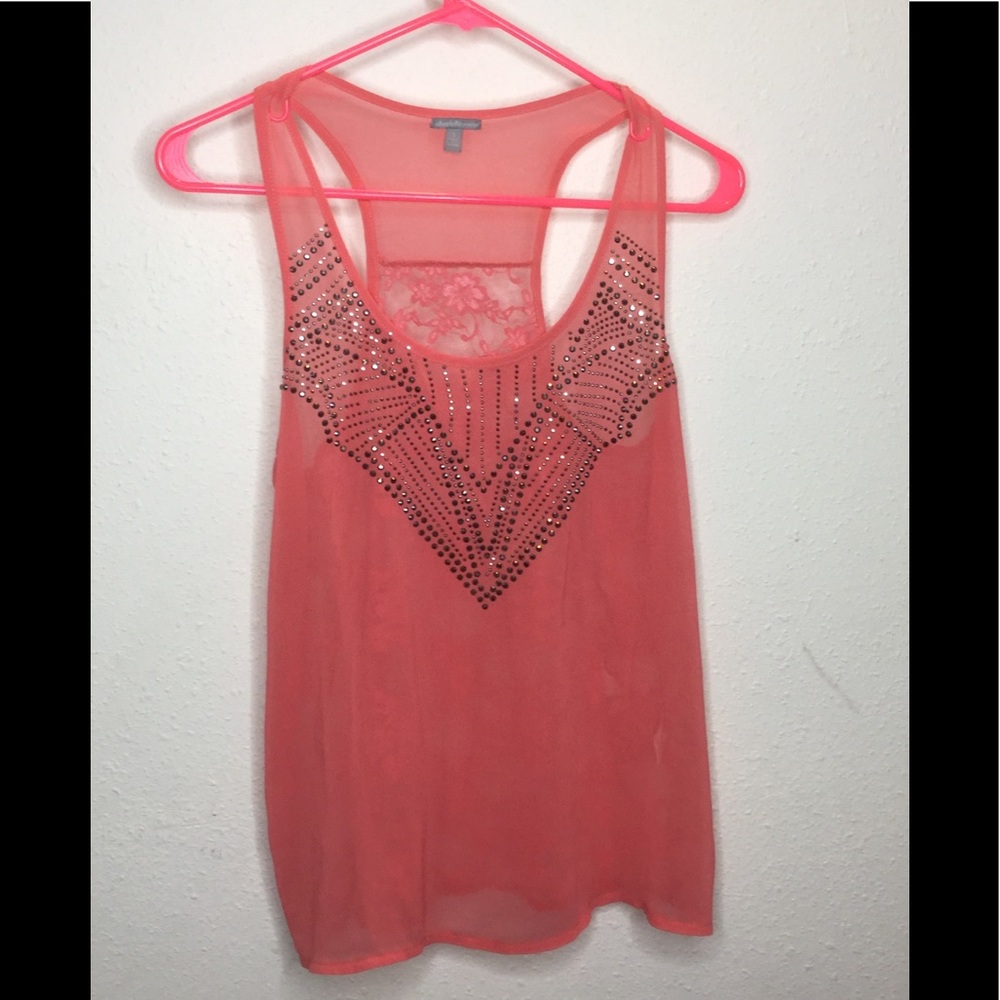 Charlotte Russe bedazzled tank top